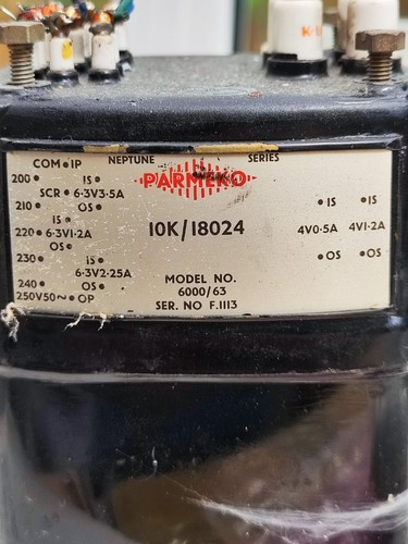 Parmeko vintage valve - parmeko, ht