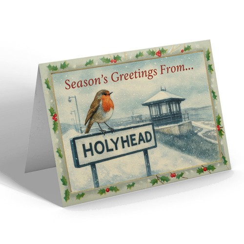Christmas card holyhead - christmas,