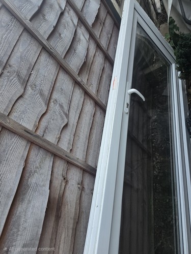 Upvc white double - upvc, clear