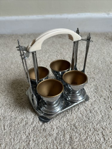 Vintage art deco egg - deco, cups
