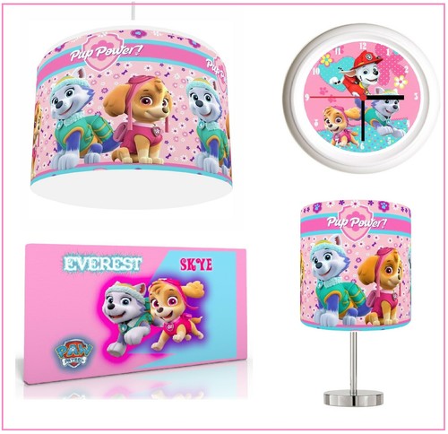Pink paw patrol from lampshade - pink,