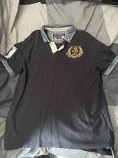 polo shirt SIZE LARGE St george by DUFFER Used good condition NAVY