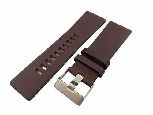 Brown genuine leather strap - genuine,