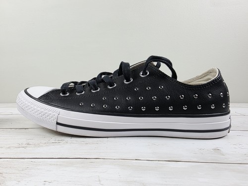 Converse leather shoe black - shoe,