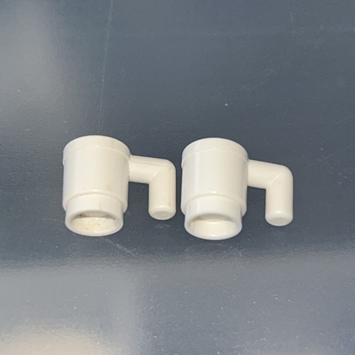 Vintage lego white cup mug - x,
