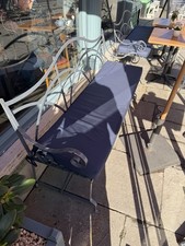 Metal Outdoor Bench Grey