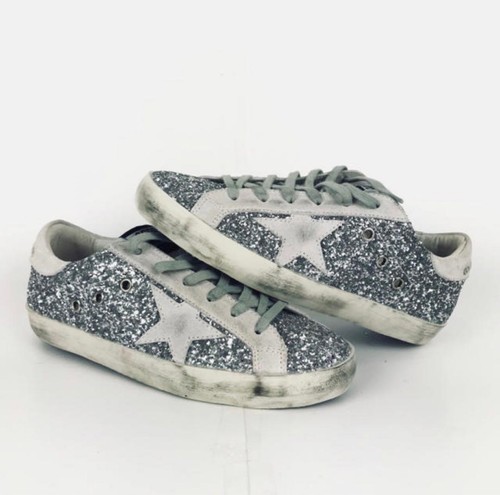 Golden goose sneakers - goose, silver