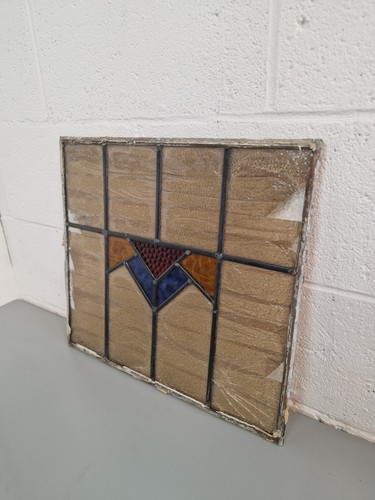 Vintage 1930 leaded stained - 1930's,