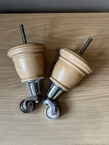 Pair wooden furniture legs - pair,