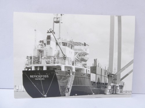 Reykjafoss hamburg postcard - reykjafoss,