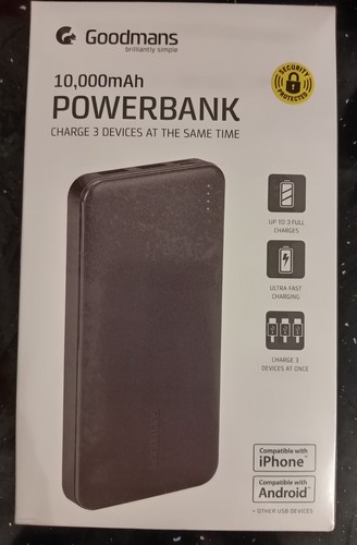 Goodmans 10000mah power bank - 10000mah,