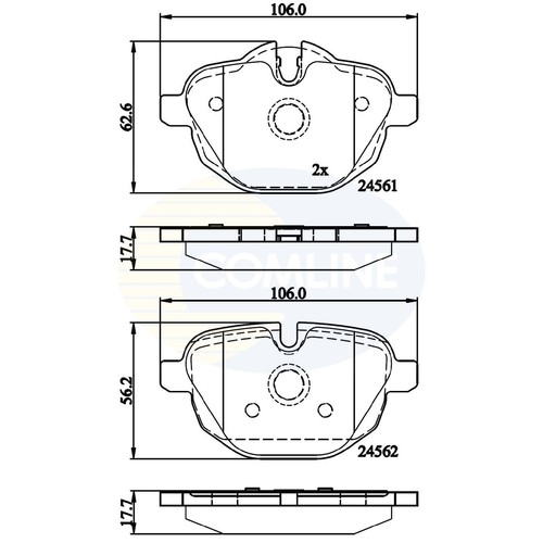 Brake pads set for - for, 5