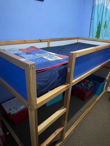 Ikea kura reversible bed - reversible, 99cm
