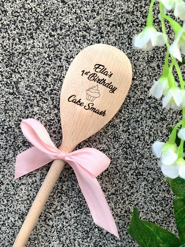 Personalised cake smash wooden - cake,