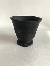 Wedgwood small Black Basalt cup/small pot in excellent condition