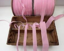 Light pink velvet ribbon blush rose 16mm 22mm 36mm Berisfords craft gift wrap