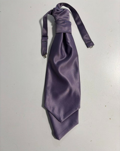 Cravat wedding ruche pre tied - cravat, pre-tied