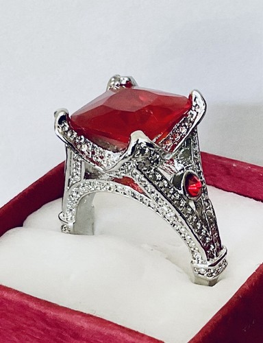 Ruby ring lab created - ring,