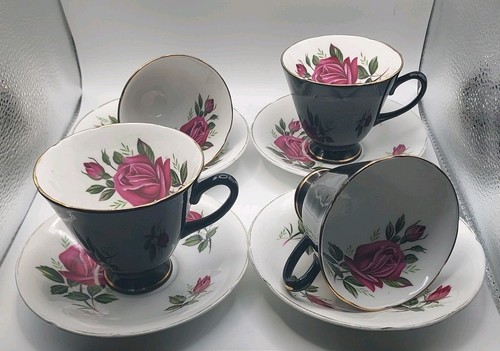 Vintage set tea cups - vintage, milk