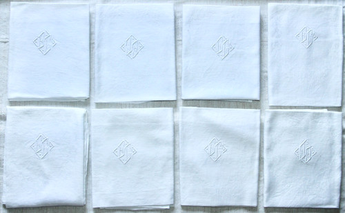 Set rare antique french - of, 8