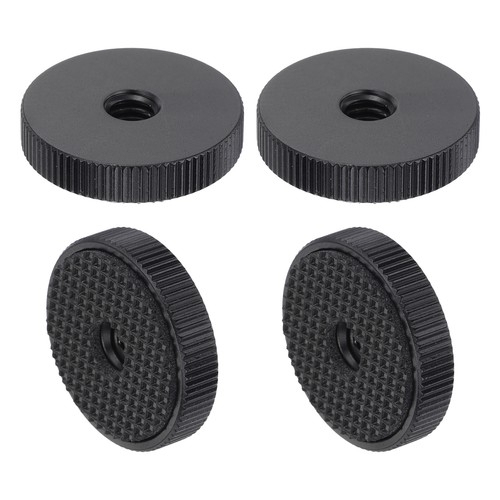 4pcs flat knurled nut - flat,