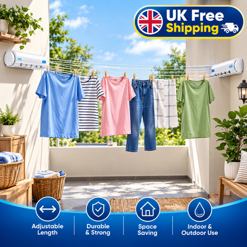 Pullout retractable clothes - retractable,