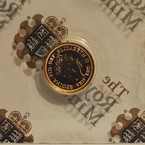 Gold quarter sovereign from - quarter,