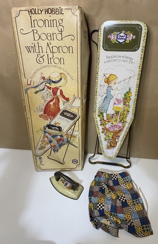 Vintage holly hobbie ironing - holly,