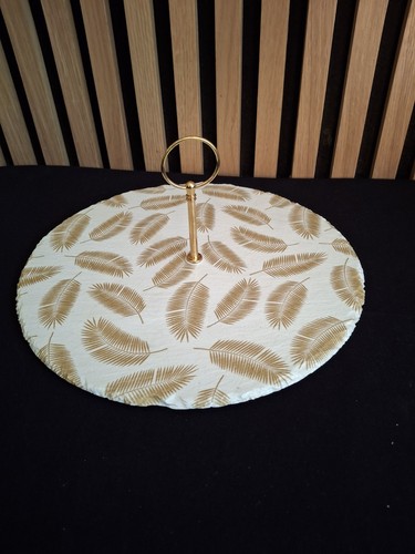 Hand painted decoupage slate - painted,