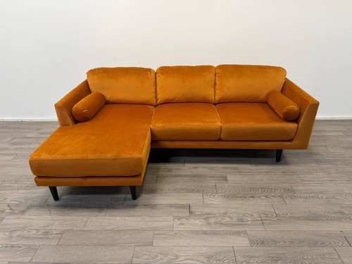 Habitat jacob orange velvet - orange,