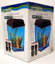 AQUARIUS 2.5 Gallon Corner LED