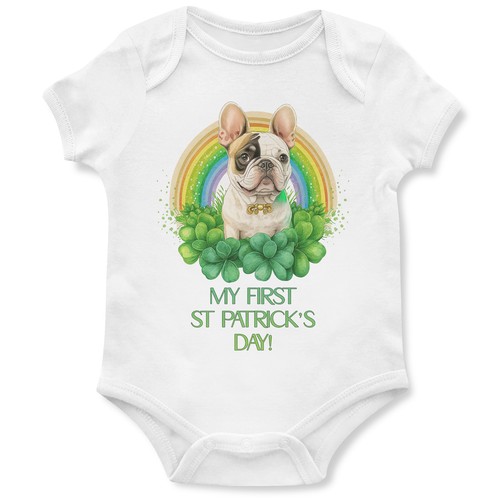 French bulldog patricks day - st,