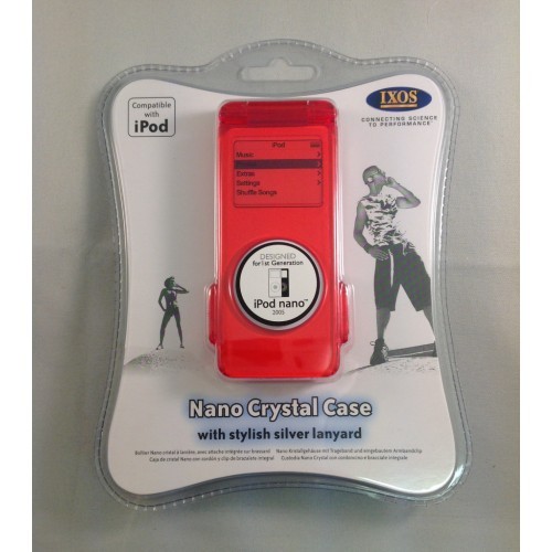 Red ipod nano crystal - ipod,