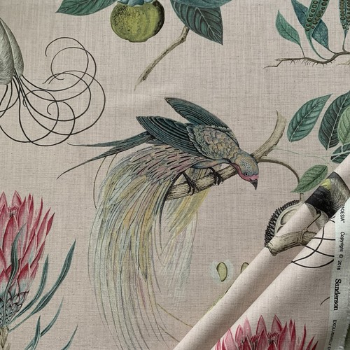 Sanderson curtain fabric - curtain,