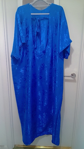 Women blue floral satin - floral,