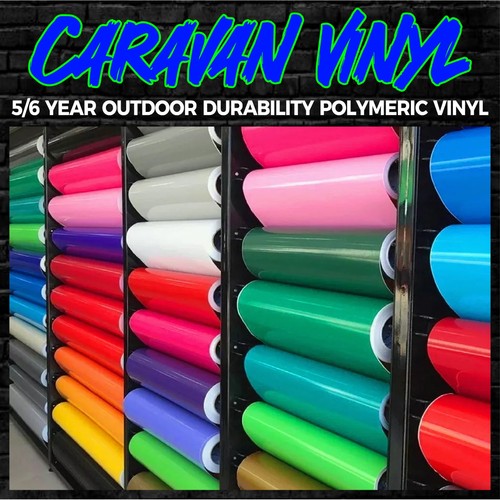 Caravan vinyl self adhesive - caravan,