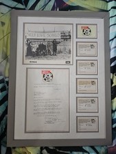 Paul McCartney. wings. Daily Pop Club Membership Cards And Letter To Paul 1976