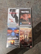 PSP UMD Video & Game Bundle - 4 Titles Mad Max Night Watch Res Evil Hostel 3