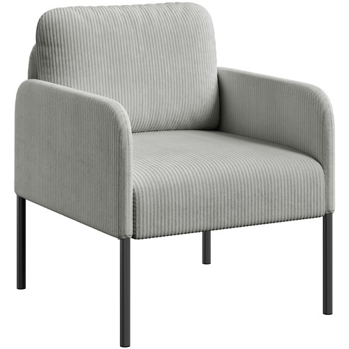 Corduroy upholstered armchair - upholstered,