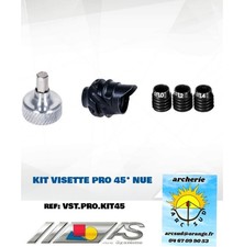 Compound Bow Peep Sight Set Arc System Visette Pro Kit 45° Made in France 