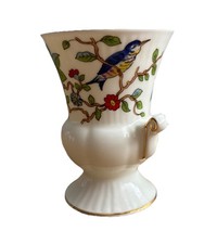 Vintage Aynsley Pembroke Small Pedestal Vase. 8cm Tall. England. Bone China