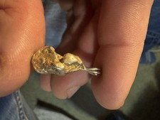 6.5 Gram Gold Nugget Necklace