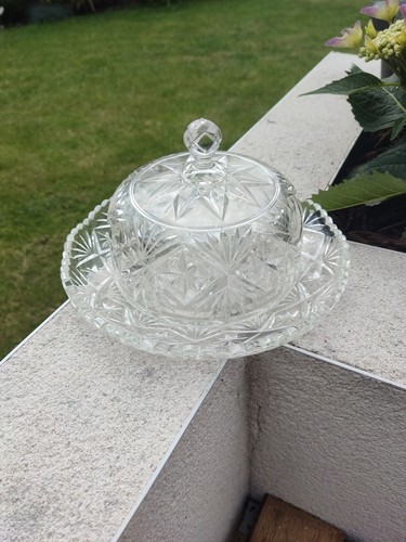 Vintage crystal cut glass - crystal,