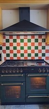 Rangemaster 110 Dual Fuel Green Cooker and Cooker Hood: both Working
