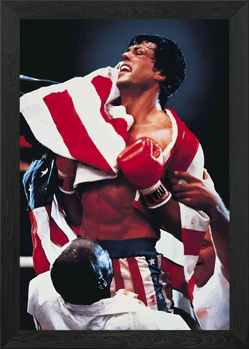 Rocky balboa victory framed - rocky,