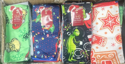 Pack christmas tea - 4, towels