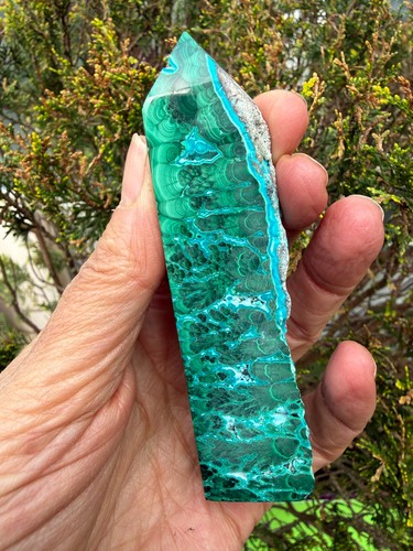 Malacolla chrysocolla crystal - chrysocolla,