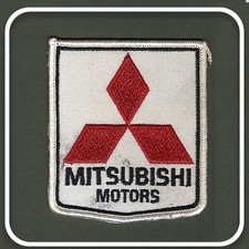 MITSUBISHI  MOTORS VINTAGE CAR BADGE SEW ON PATCH
