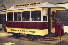 ELITRIC TRAMCARS POSTCARD