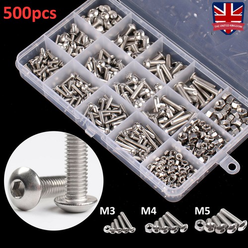 500x assorted stainless steel - 500x,